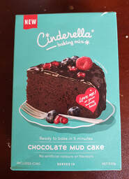 cinderella chocolate mud cake mix