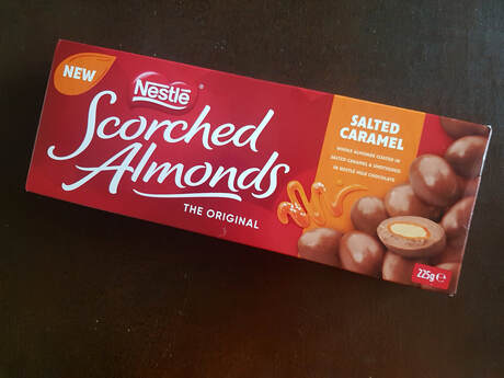 nestle salted caramel scorched almonds